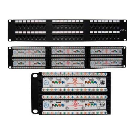 Chiptech, Inc Dba Vertical Cable Vertical Cable 042-378/48 Cat 6 48-Port 110 IDC Patch Panel 042-378/48